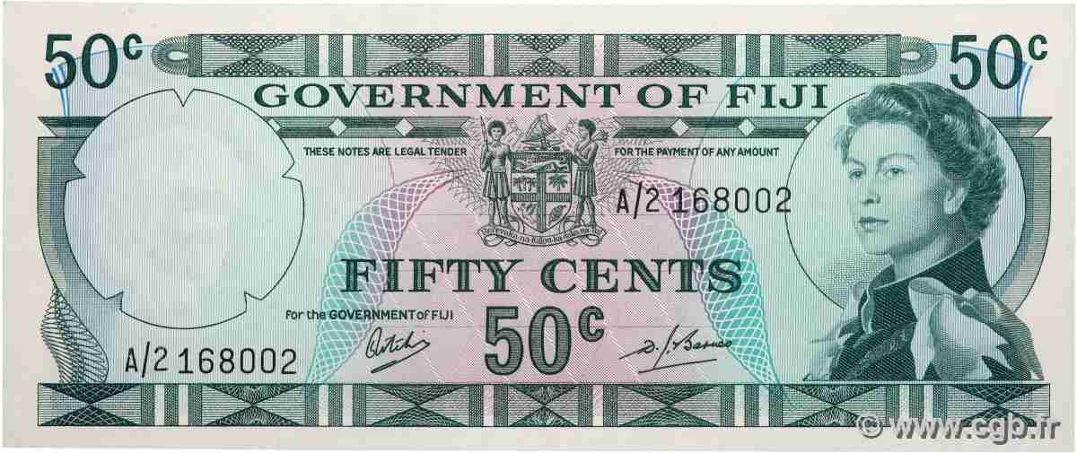 50 Cents FIJI  1969 P.058a UNC