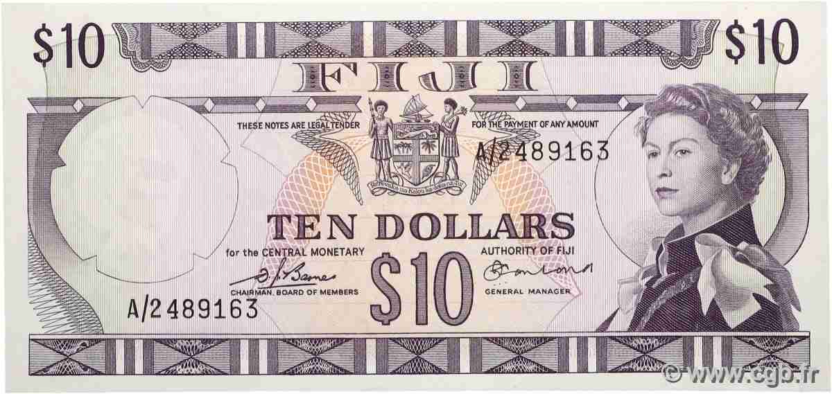 10 Dollars FIDJI  1974 P.074b NEUF