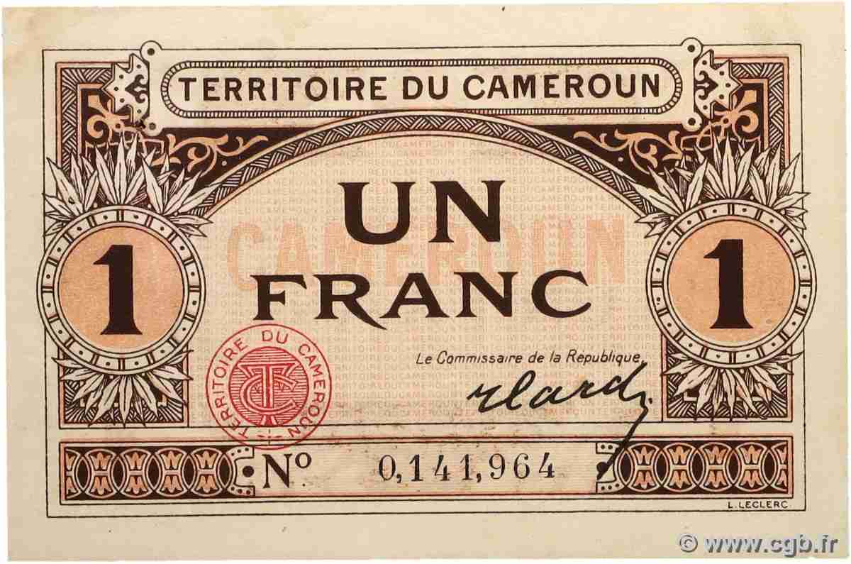 1 Franc type 1922 AFRIQUE ÉQUATORIALE FRANÇAISE  1922 A.105a SPL