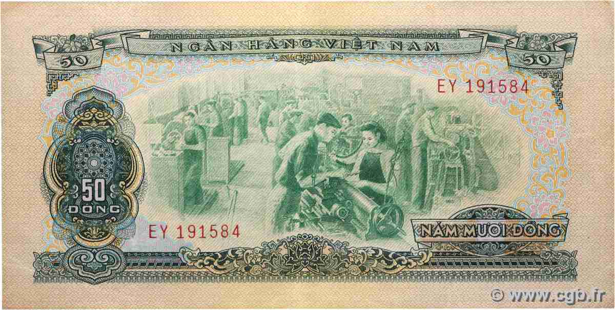 50 Dong VIET NAM SUD  1966 P.44a TTB