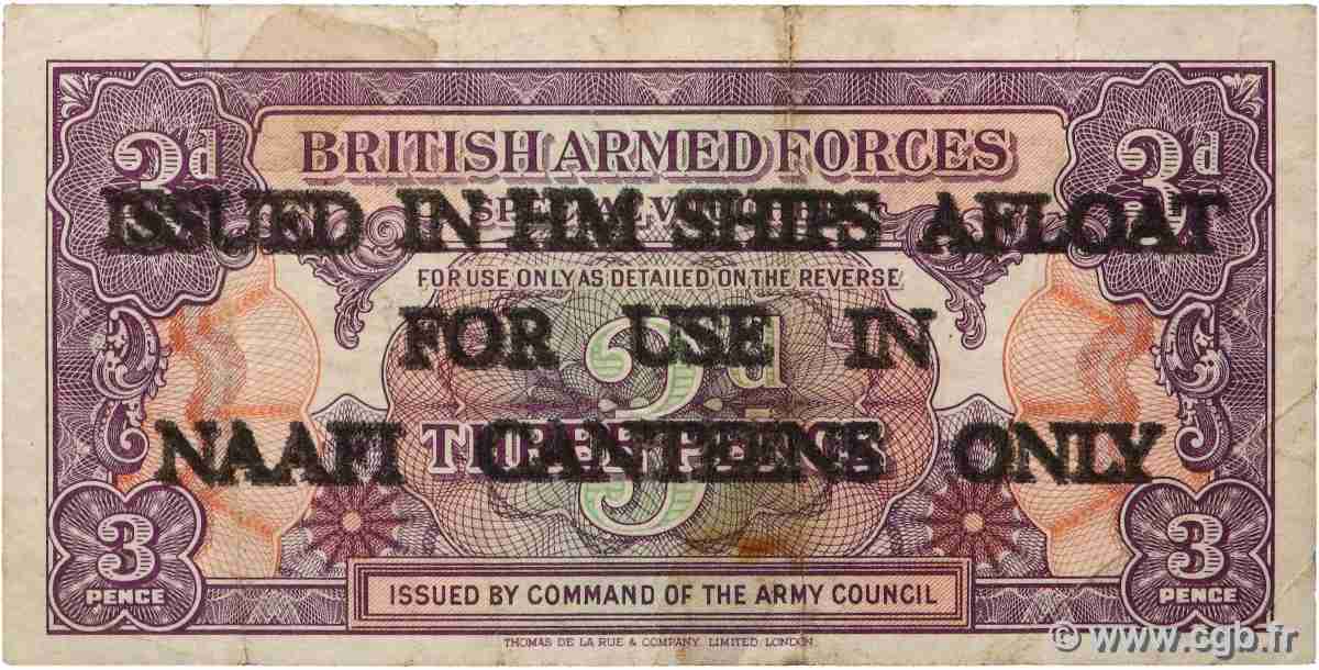 3 Pence  ANGLETERRE  1946 P.M009b et P.M011b TB