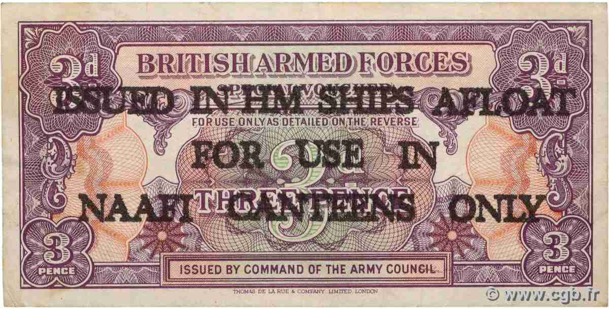 3 Pence ANGLETERRE  1946 P.M009b  TTB