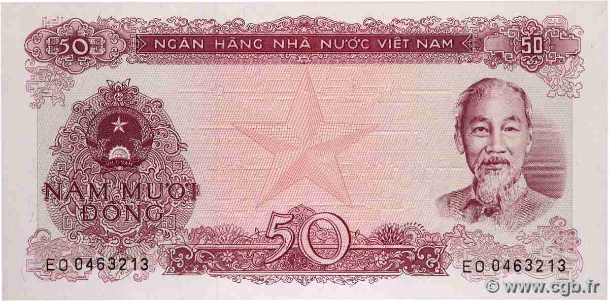 50 Dong VIETNAM  1976 P.084a UNC