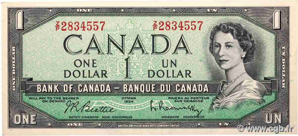 1 Dollar CANADA  1954 P.074b XF