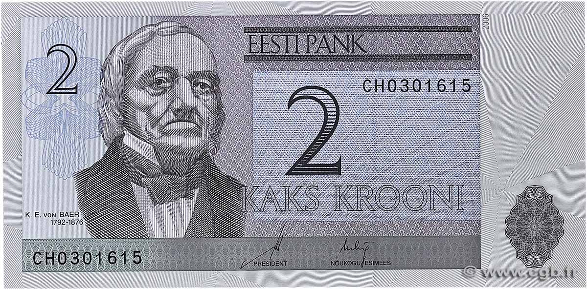 2 Krooni ESTONIA  2006 P.85a SC+