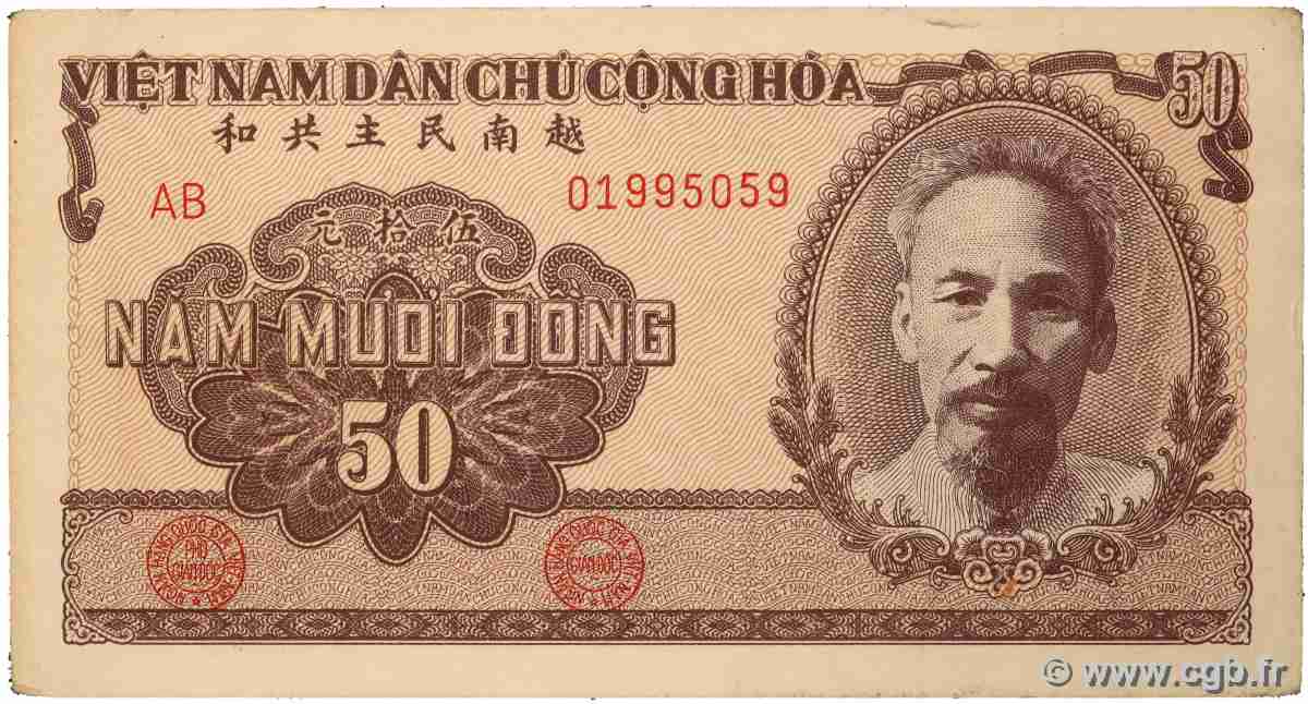 50 Dong VIET NAM   1951 P.061b SPL+