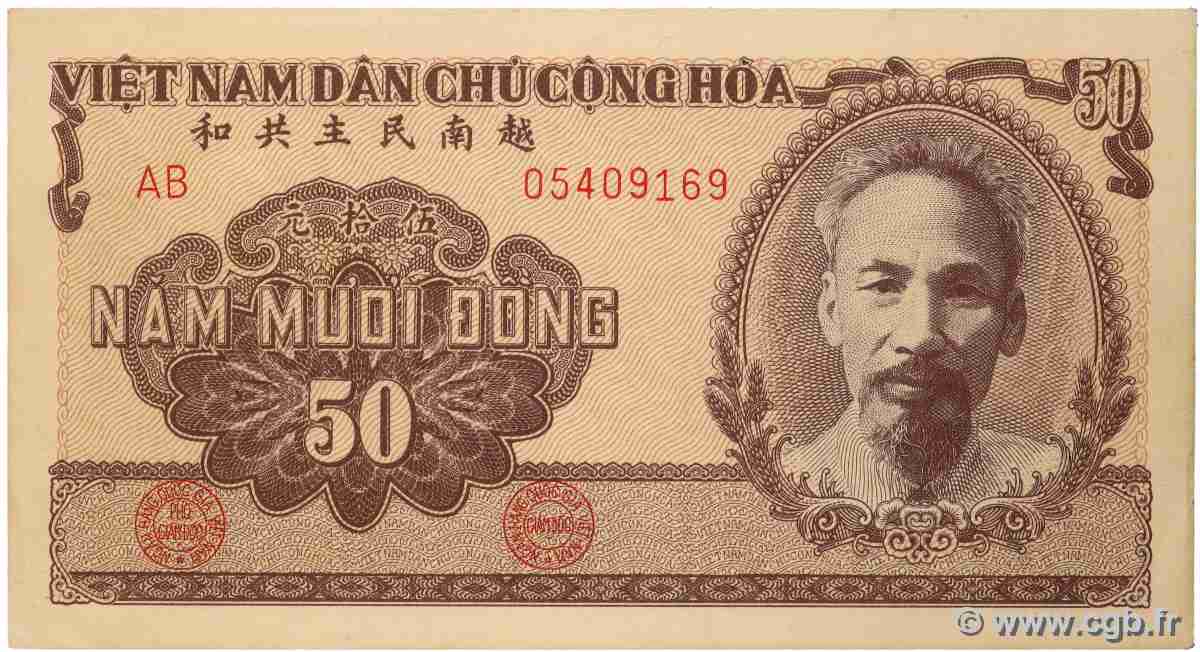 50 Dong VIETNAM  1951 P.061b SC+