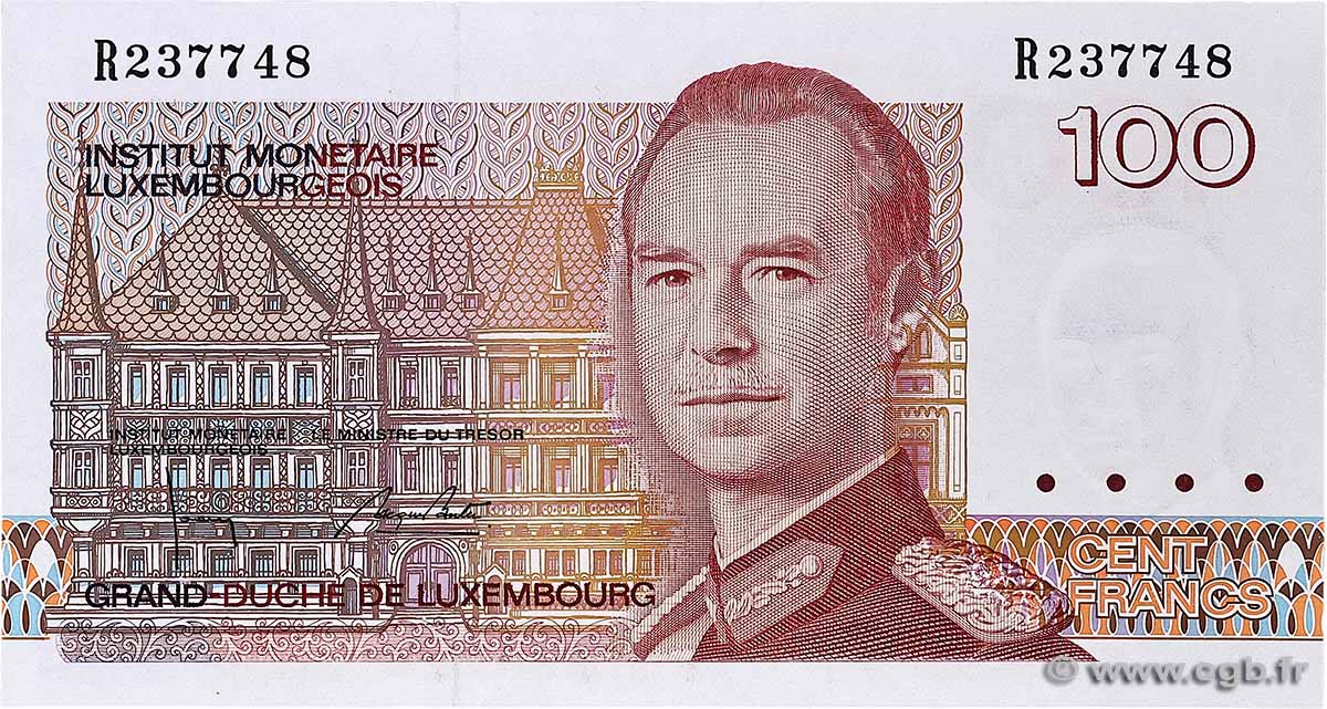 100 Francs LUXEMBOURG  1993 P.58b pr.NEUF