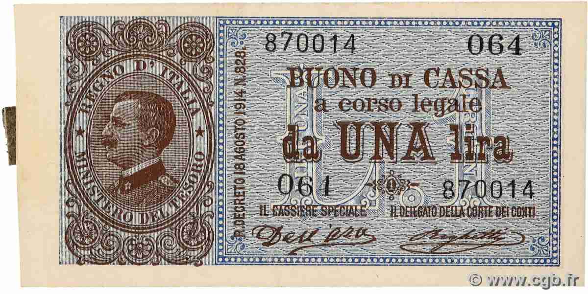 1 Lire ITALIEN  1914 P.036a VZ