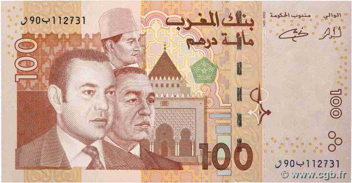 100 Dirhams MAROC  2002 P.70 NEUF