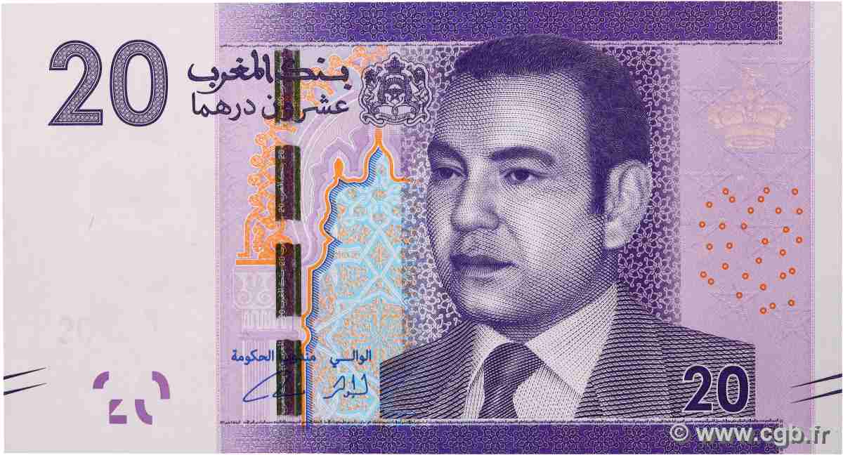 20 Dirhams MAROC  2012 P.74 NEUF