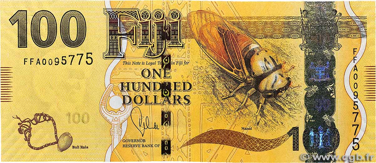 100 Dollars FIDSCHIINSELN  2013 P.119a ST