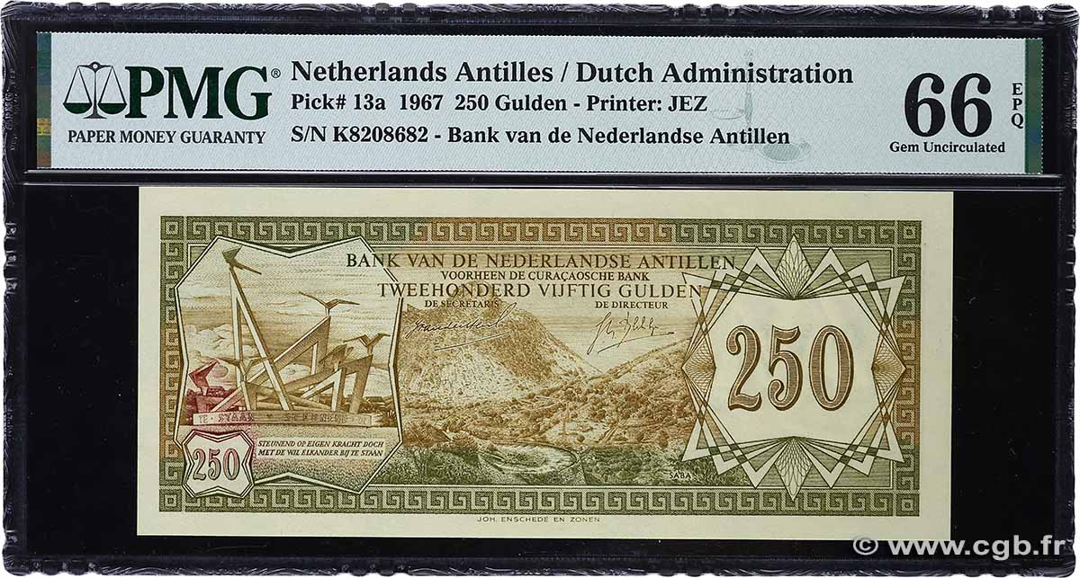 250 Gulden ANTILLE OLANDESI  1967 P.13a FDC