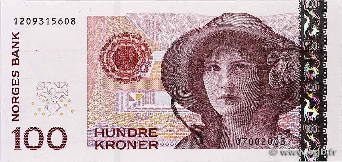 100 Kroner NORWAY  2003 P.49a UNC