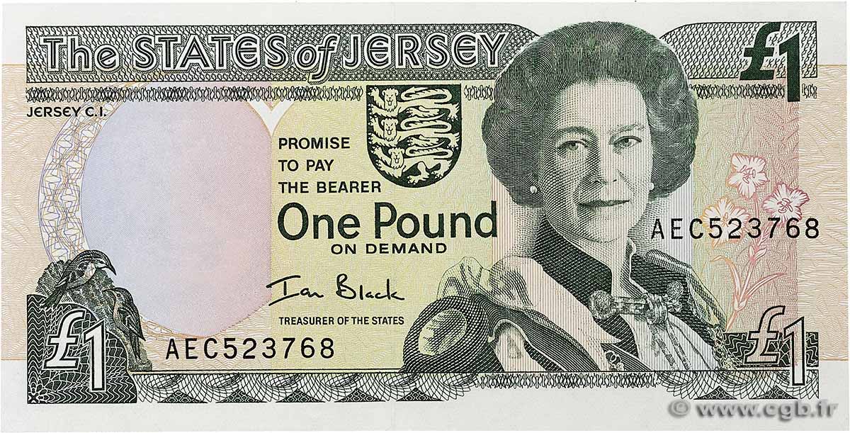 1 Pound JERSEY  2000 P.26b FDC