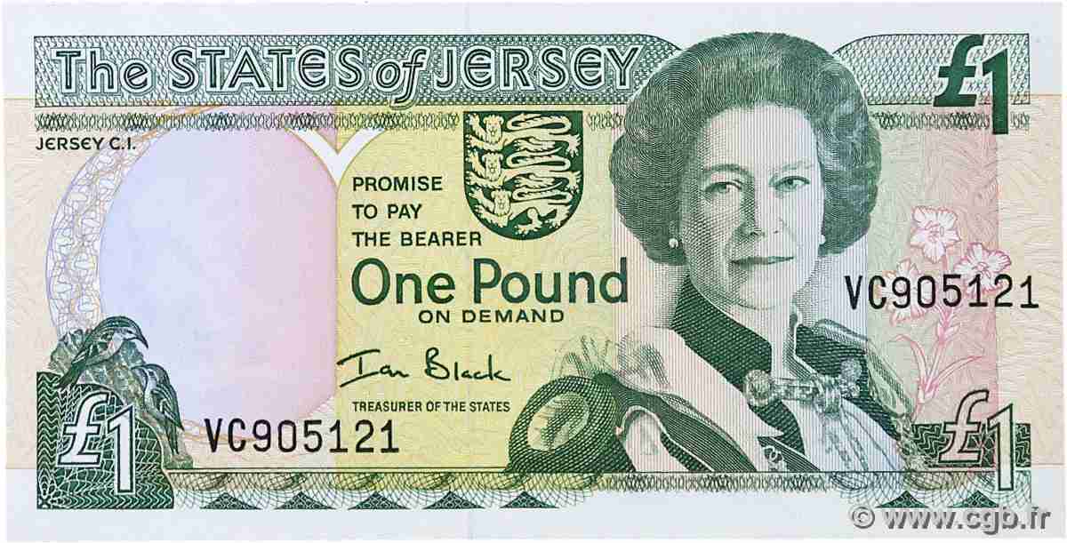 1 Pound JERSEY  2000 P.26a NEUF