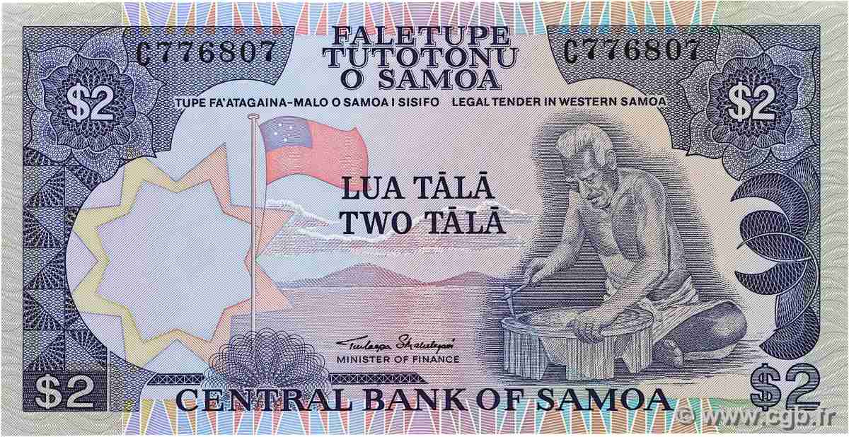 2 Tala SAMOA  1985 P.25 pr.NEUF