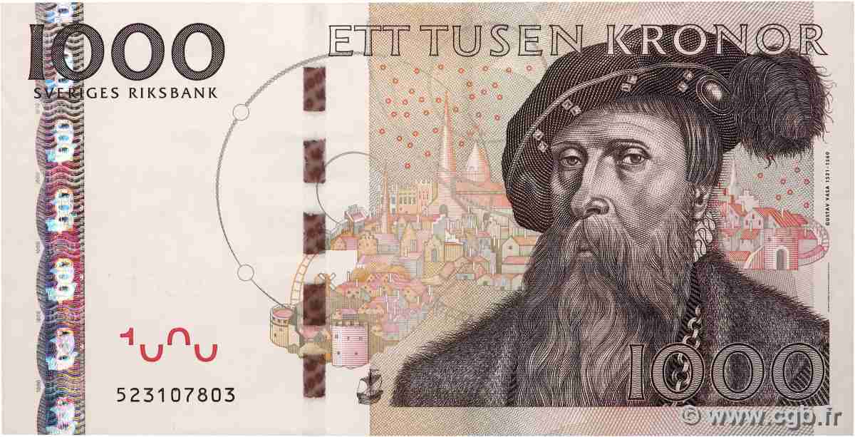 1000 Kronor SWEDEN  2005 P.67 XF+
