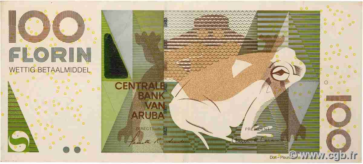 100 Florin ARUBA  2003 P.19a q.SPL