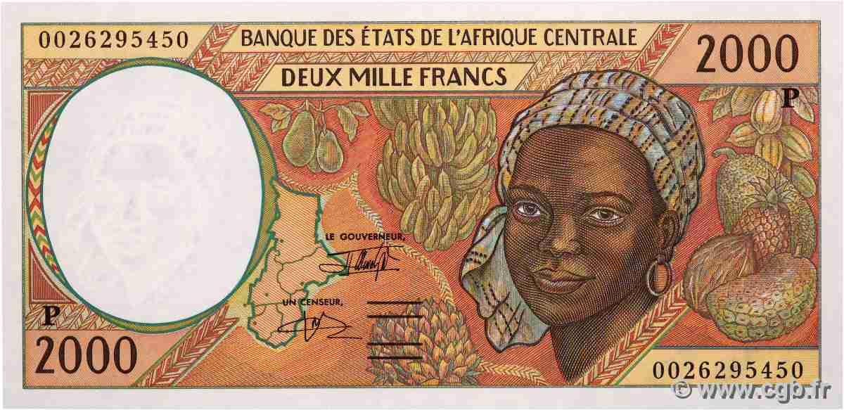 2000 Francs type 1993P CIAD  2000 A.292Pg FDC