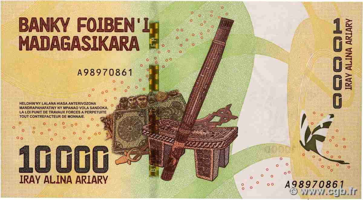 10000 Ariary MADAGASCAR  2017 P.103 NEUF