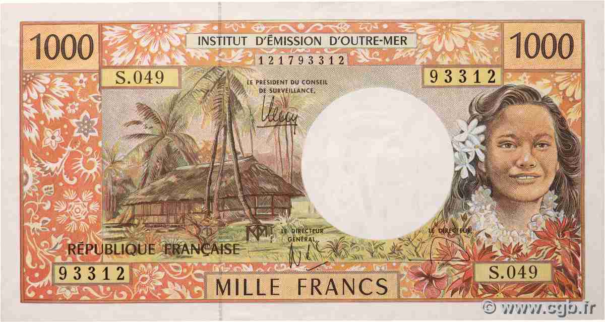 1000 Francs FRENCH PACIFIC TERRITORIES  2010 P.02l q.SPL
