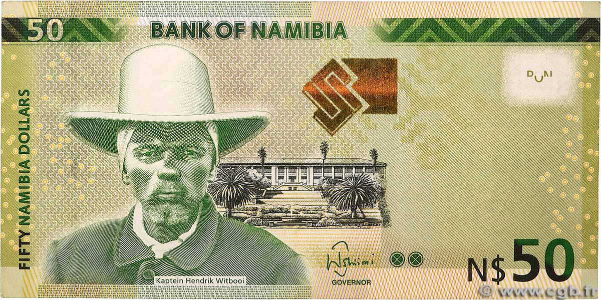 50 Namibia Dollars NAMIBIA  2012 P.13a q.SPL