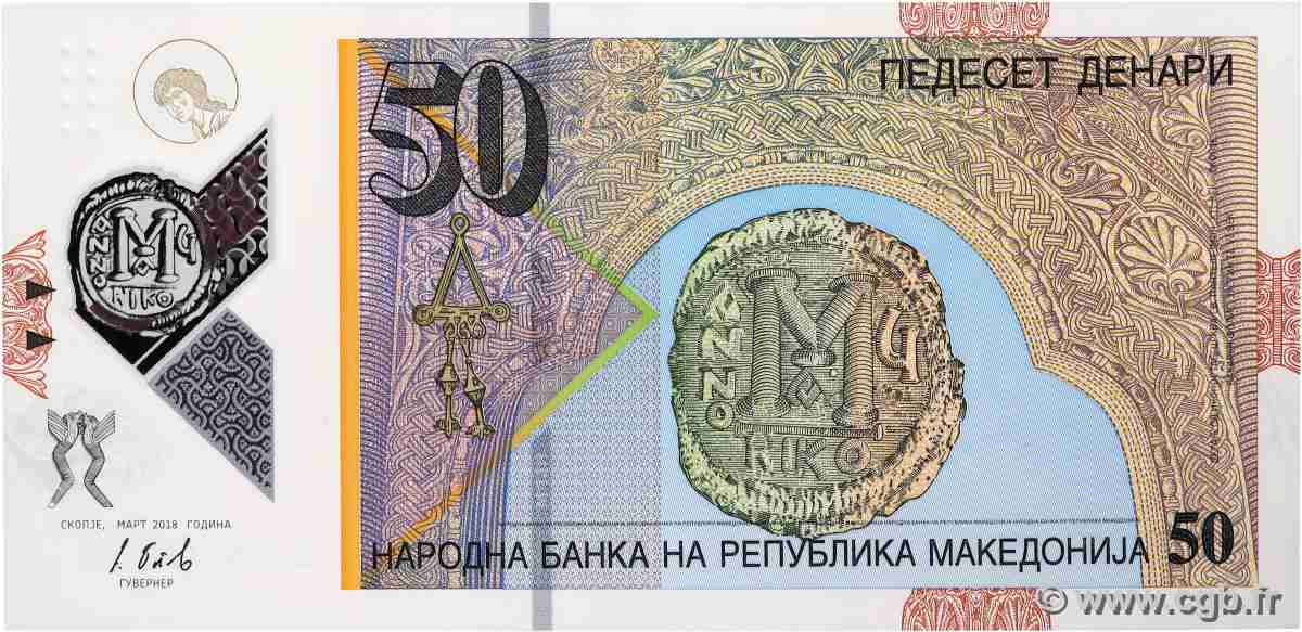 50 Denari MACÉDOINE DU NORD  2018 P.26 NEUF