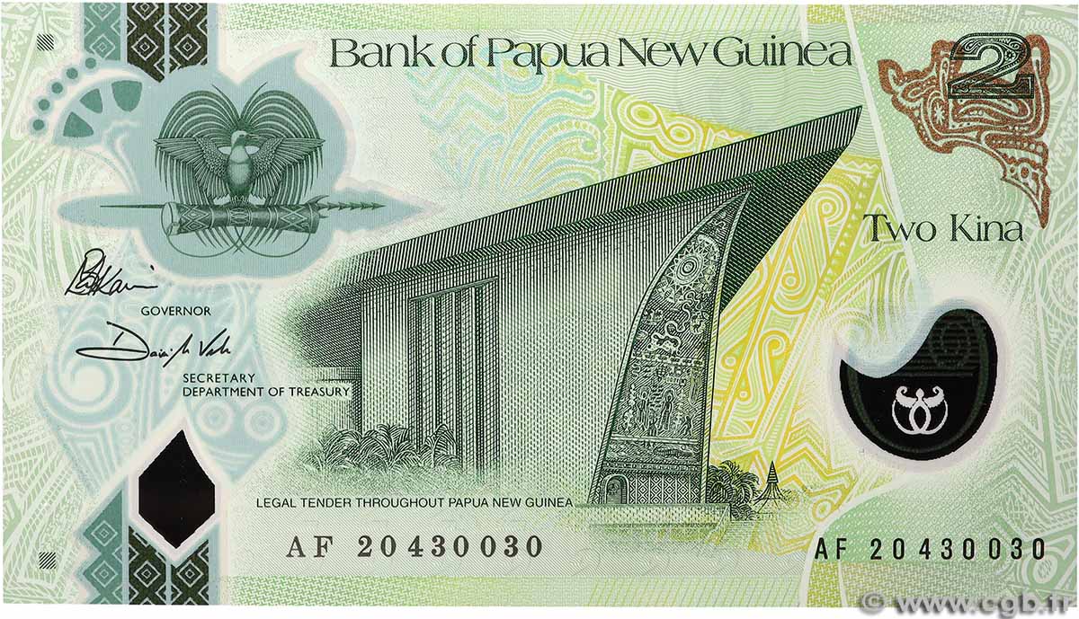 2 Kina PAPUA NEW GUINEA  2020 P.50 UNC