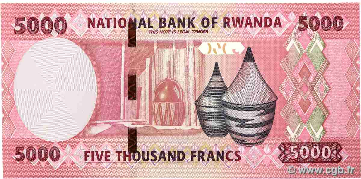 5000 Francs RWANDA  2024 P.45 UNC