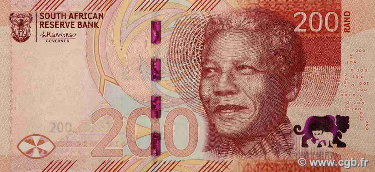 200 Rand SOUTH AFRICA  2023 P.152 UNC
