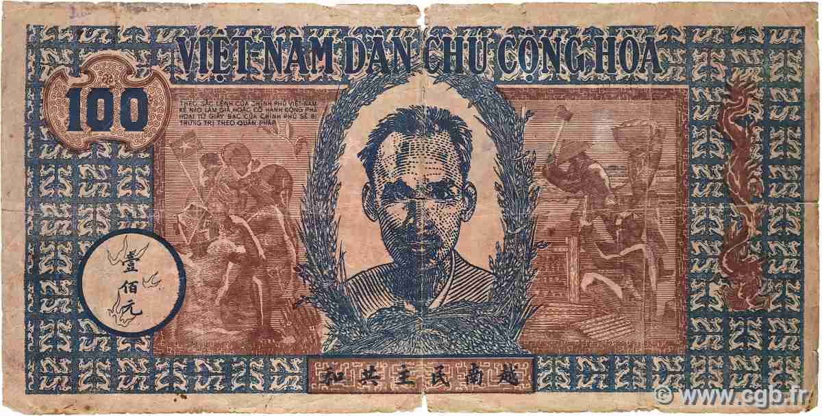 100 Dong VIET NAM   1947 P.012a pr.TB