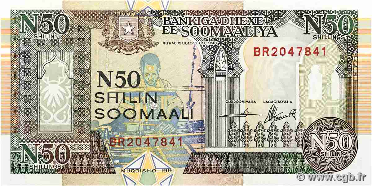 50 Shilin SOMALIE  1991 P.R2 pr.NEUF