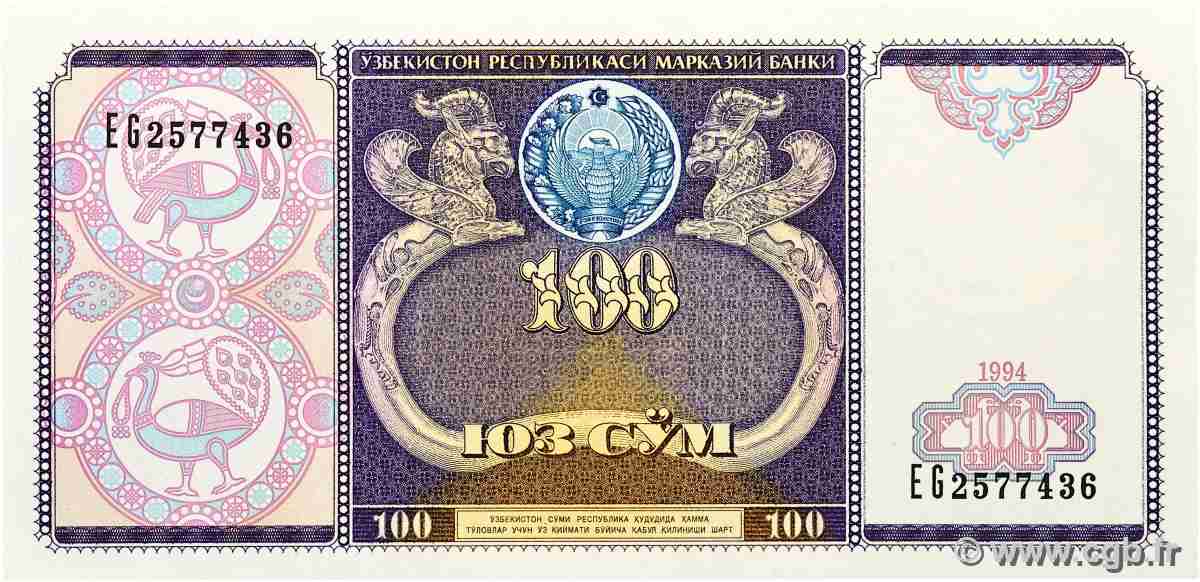 100 Sum OUZBEKISTAN  1994 P.79a pr.NEUF