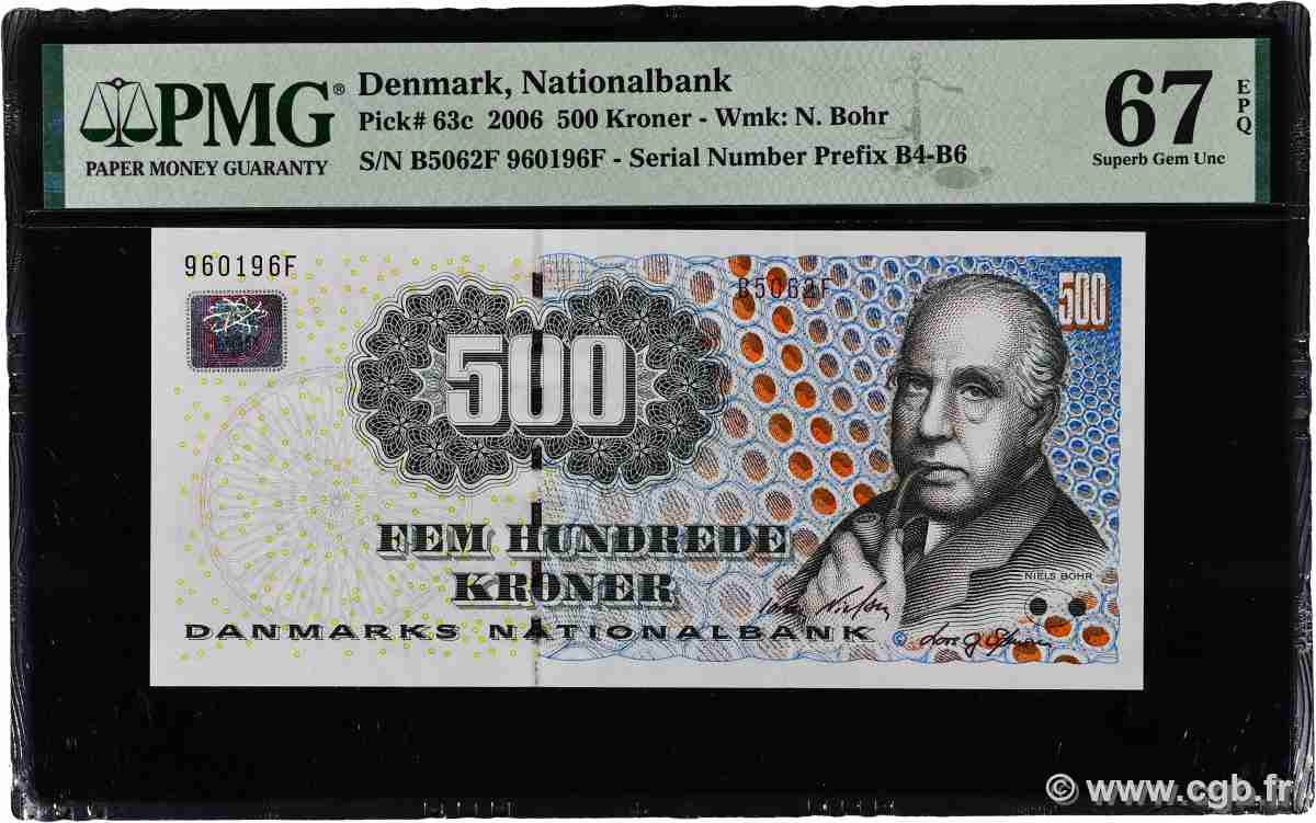 500 Kroner DANEMARK  2006 P.063c NEUF