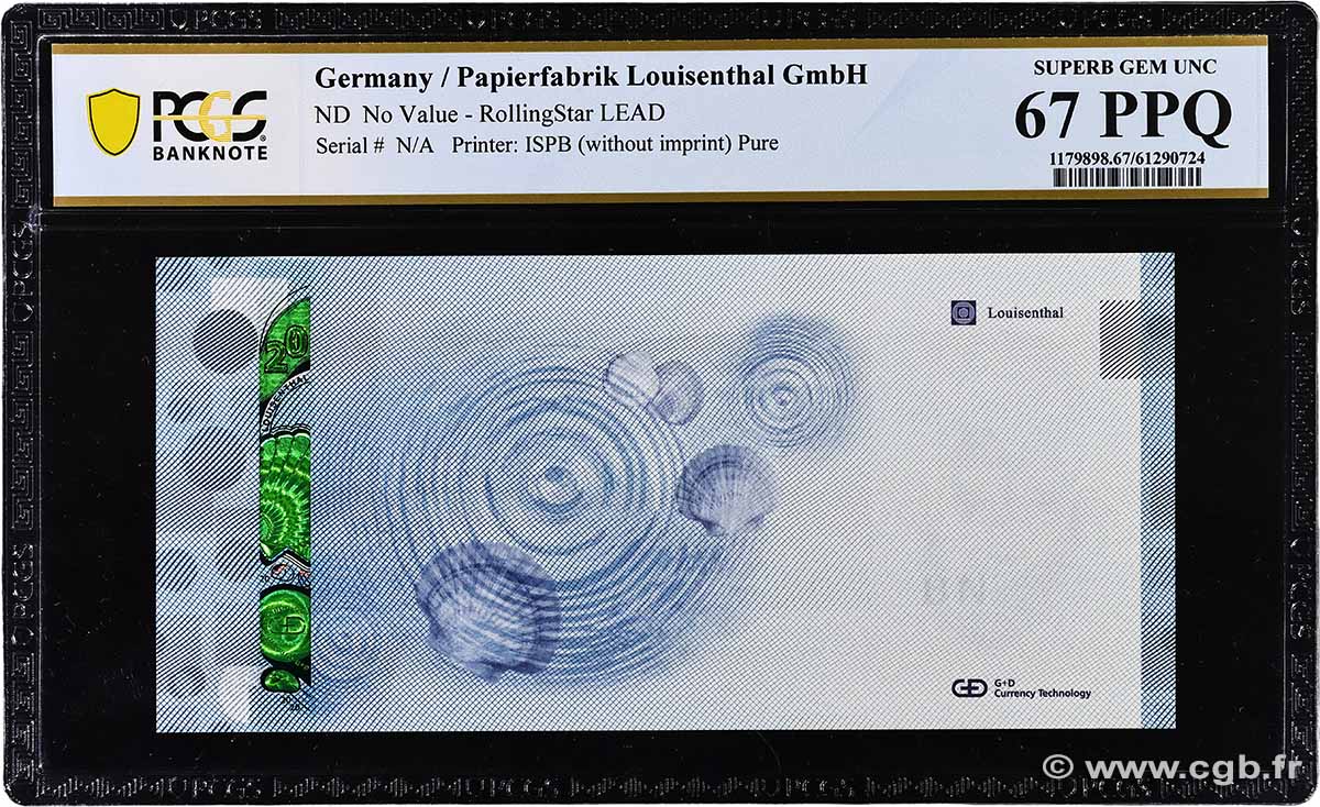 1 (Units) Test Note GERMAN FEDERAL REPUBLIC  2010 P.- FDC