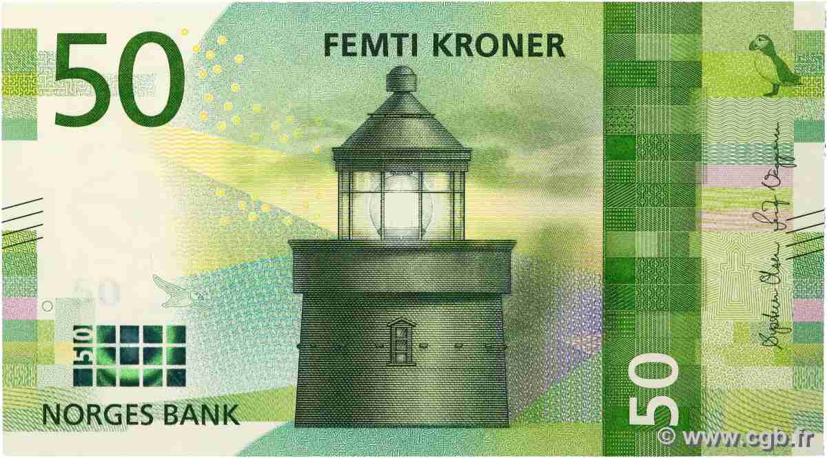 50 Kroner NORVÈGE  2017 P.53 FDC