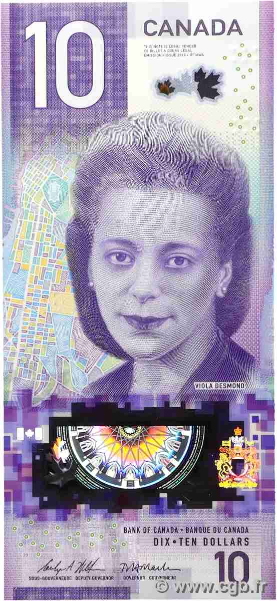 10 Dollars CANADA  2018 P.113 FDC
