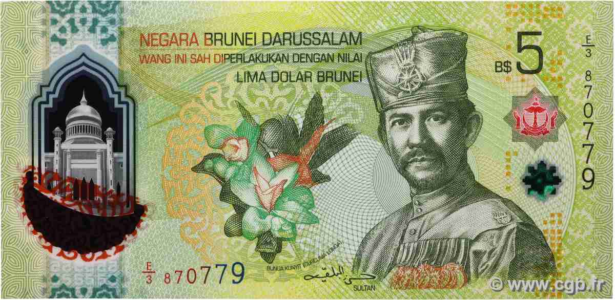5 Dollar Brunei BRUNEI  2024 P.42 UNC