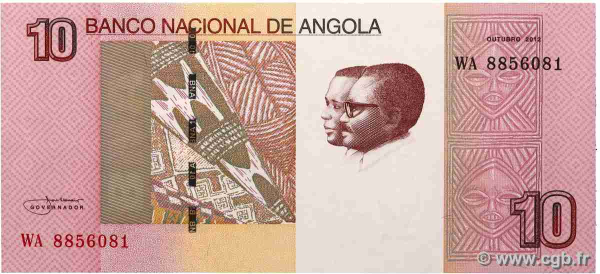 10 Kwanzas ANGOLA  2012 P.151B ST