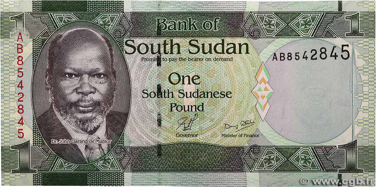1 Pound SOUTH SUDAN  2011 P.05 UNC