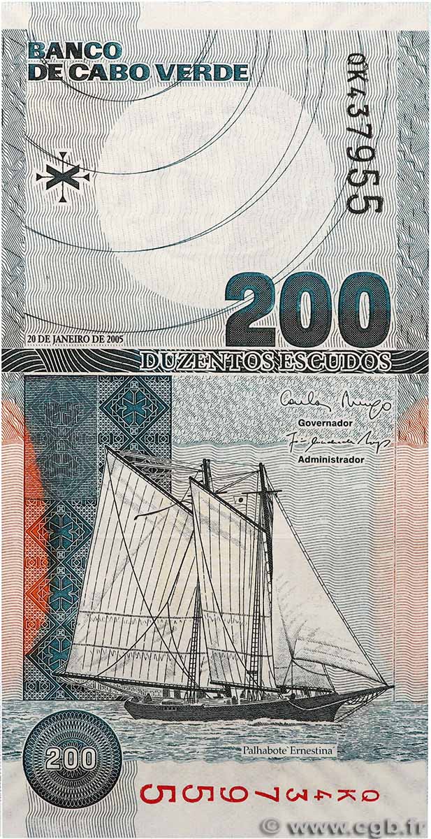 200 Escudos CAP VERT  2005 P.68 NEUF