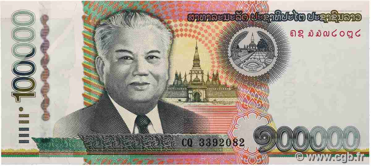 100000 Kip LAOS  2011 P.42 UNC