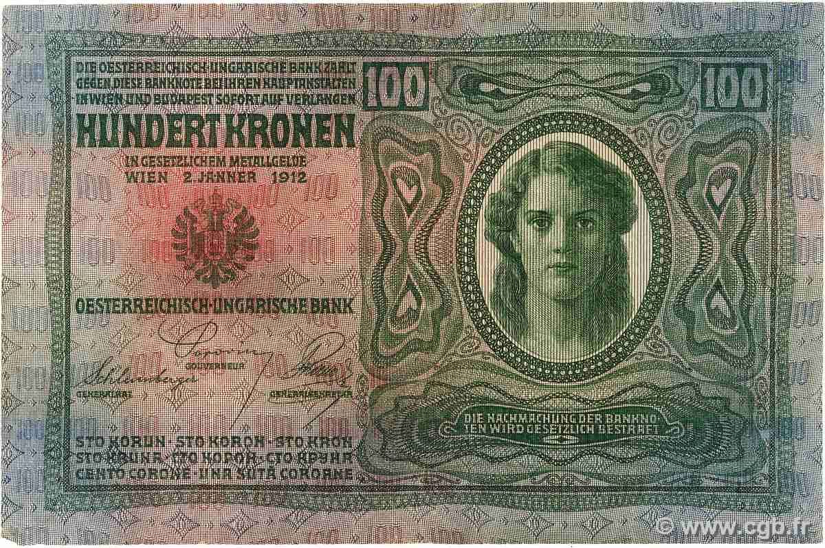 100 Kronen AUTRICHE  1912 P.012 TTB