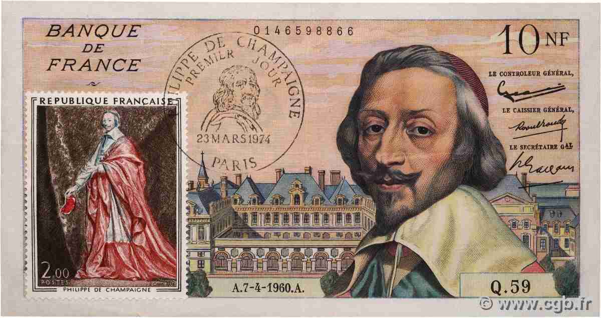 10 Nouveaux Francs RICHELIEU FRANCIA  1960 F.57.06 q.SPL