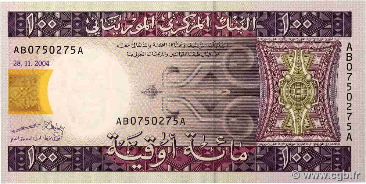 100 Ouguiya MAURITANIE  2004 P.10a NEUF