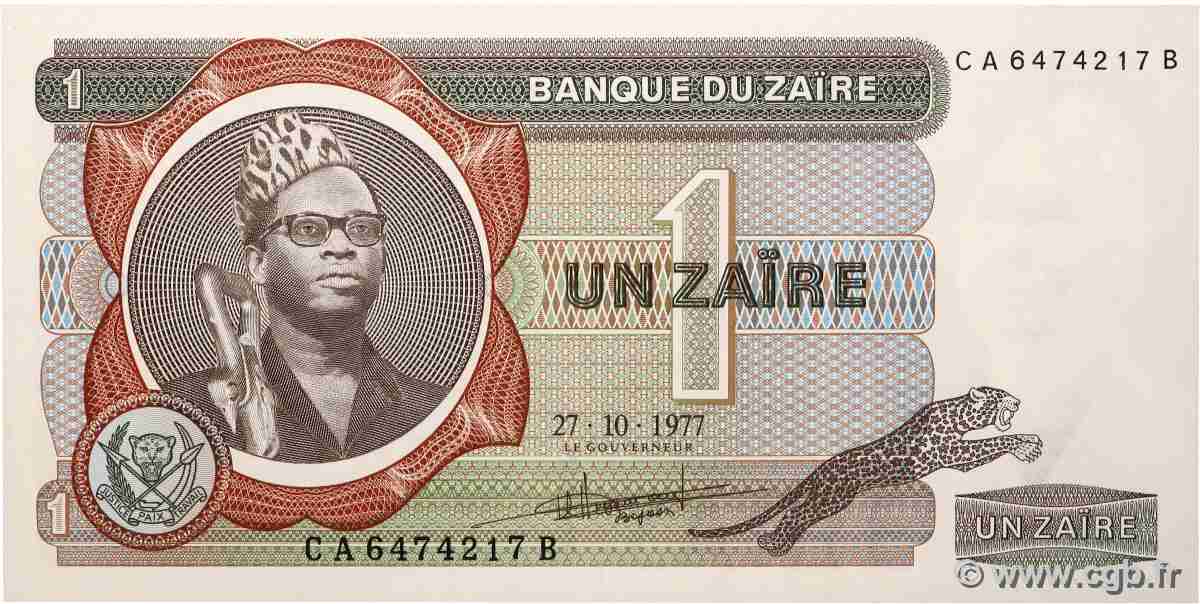 1 Zaïre ZAIRE  1977 P.18b FDC