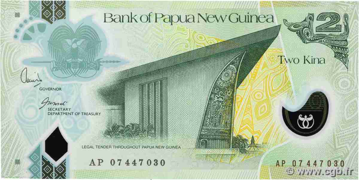 2 Kina PAPOUASIE NOUVELLE GUINÉE  2007 P.28a NEUF