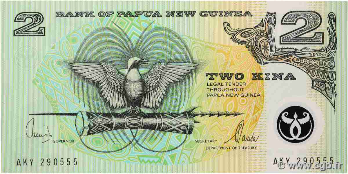 2 Kina PAPOUASIE NOUVELLE GUINÉE  2000 P.16c NEUF