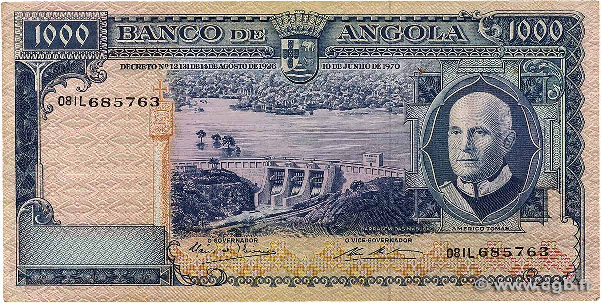 1000 Escudos ANGOLA  1970 P.098 BB